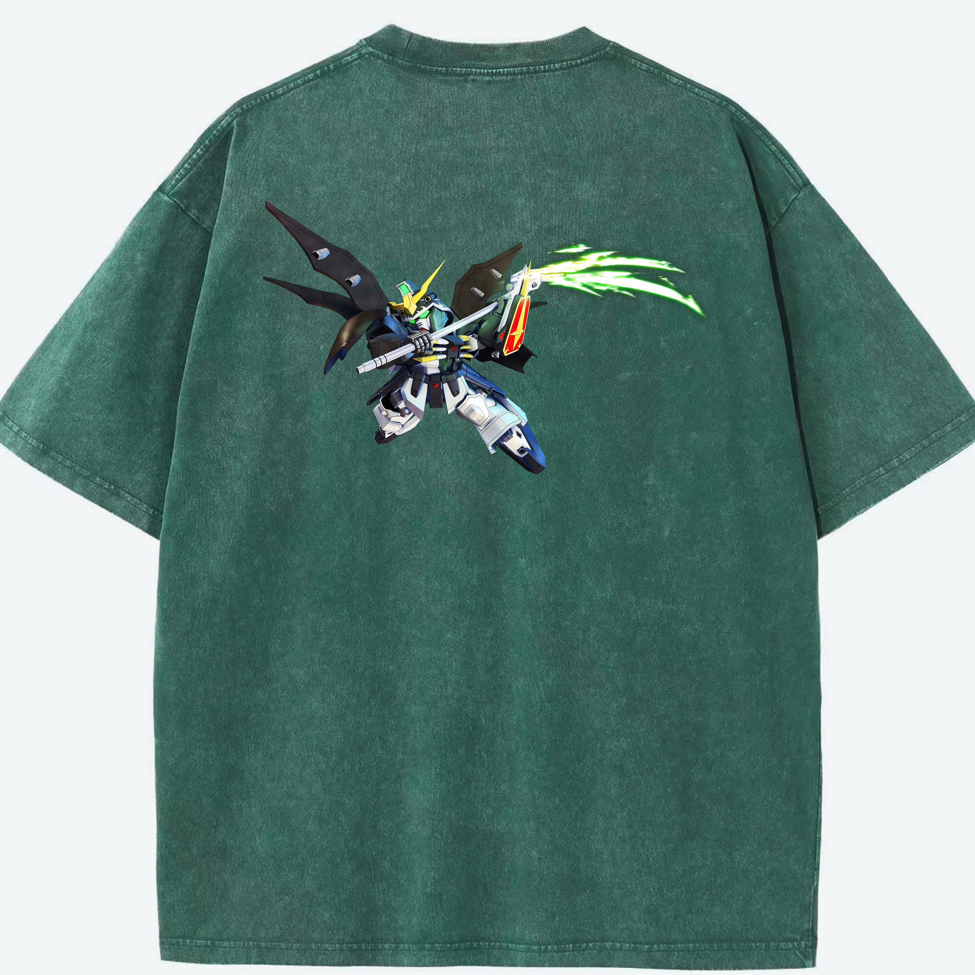 （画像用） 機動戦士ガンダム Mobile Suit Gundam 綿100% ヴィンテージ風 半袖Tシャツ（背面プリント）